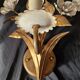 Paire d'appliques florale masca italie
