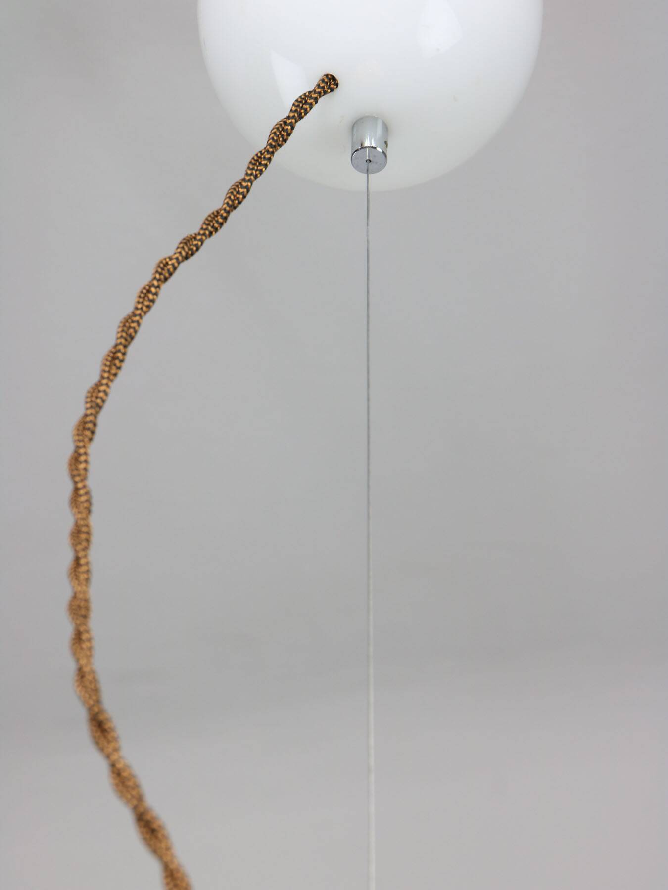 Rare UFO Space Age Lamp from Guzzini in Light Brown, 1970s