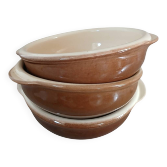 3 La Bourguignonne ear bowls