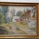 WATERCOLOR 1907 by Albert GYSEL Farm at LA MOTTE AU BOIS towards the North BOURRE