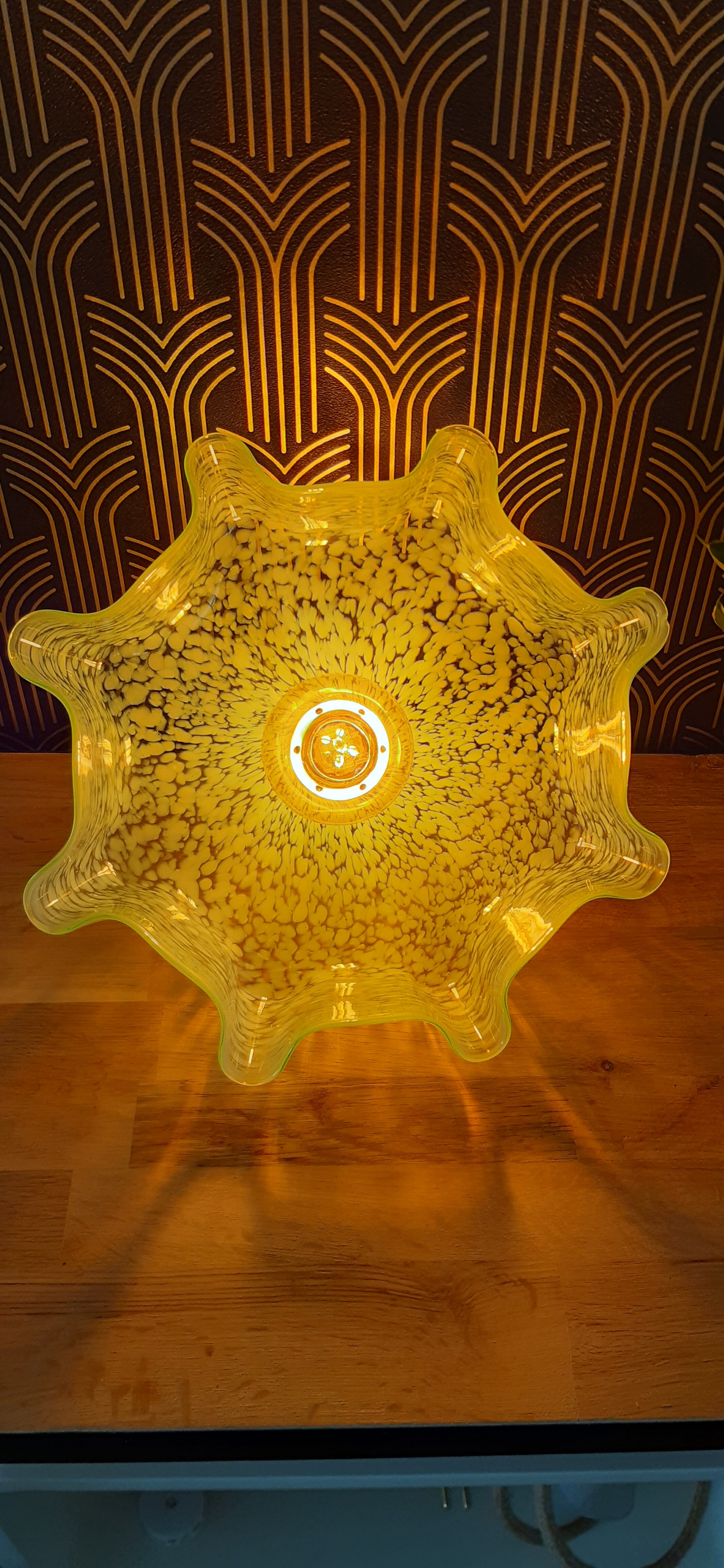 Suspension verre de Clichy