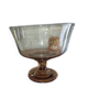 Large fruit bowl or amber blown glass sangria – 1950s/60s