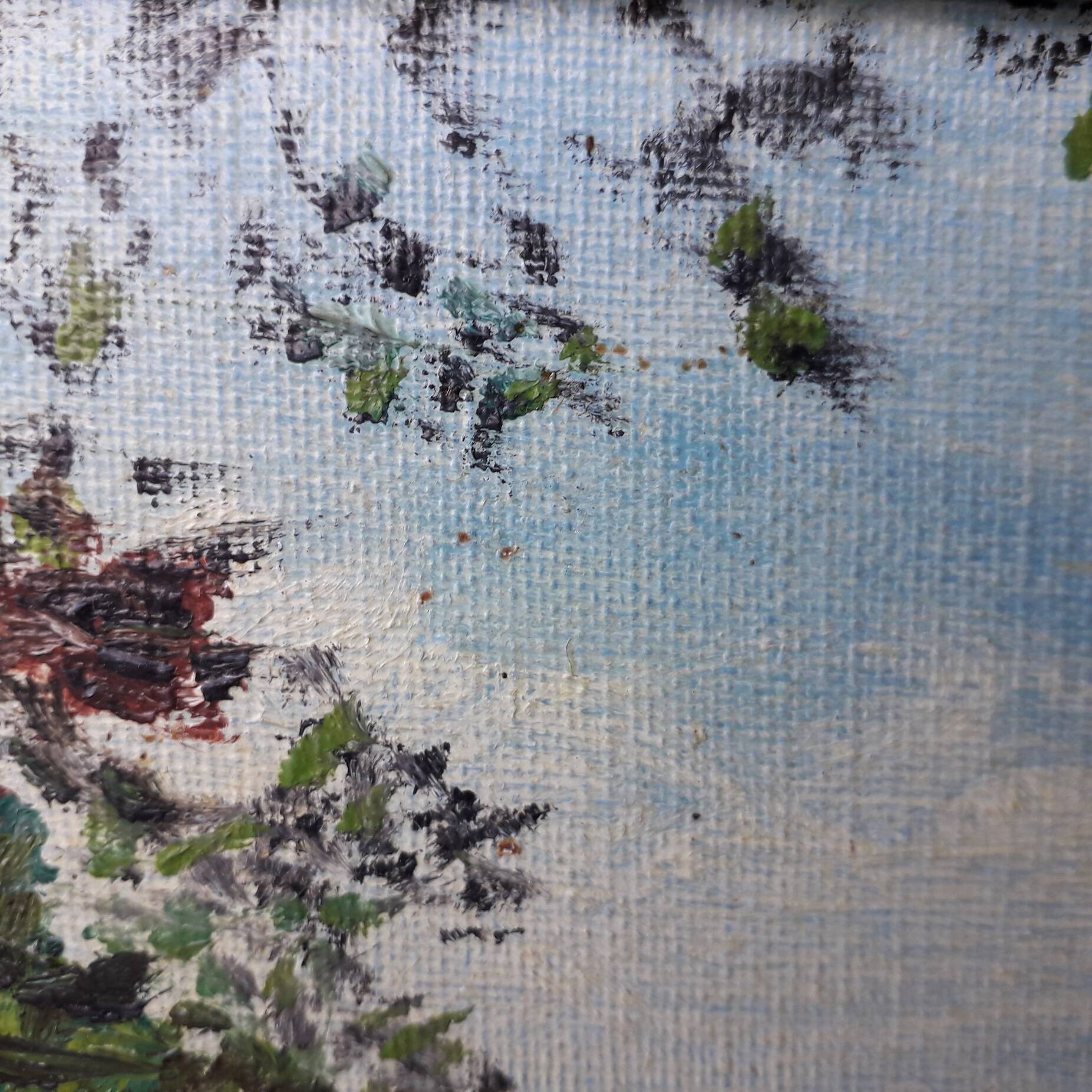 Tableau peinture huile sur toile