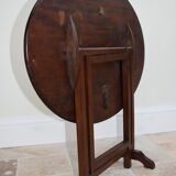Walnut folding tasting table