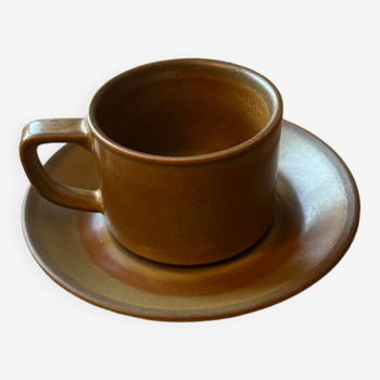Coffee cup and dish