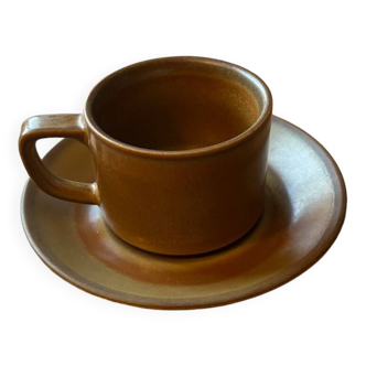 Coffee cup and dish