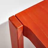 Oak stacking chair, 1970s