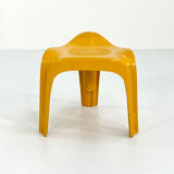 Yellow stool by Alexander Begge for Casala, 1970