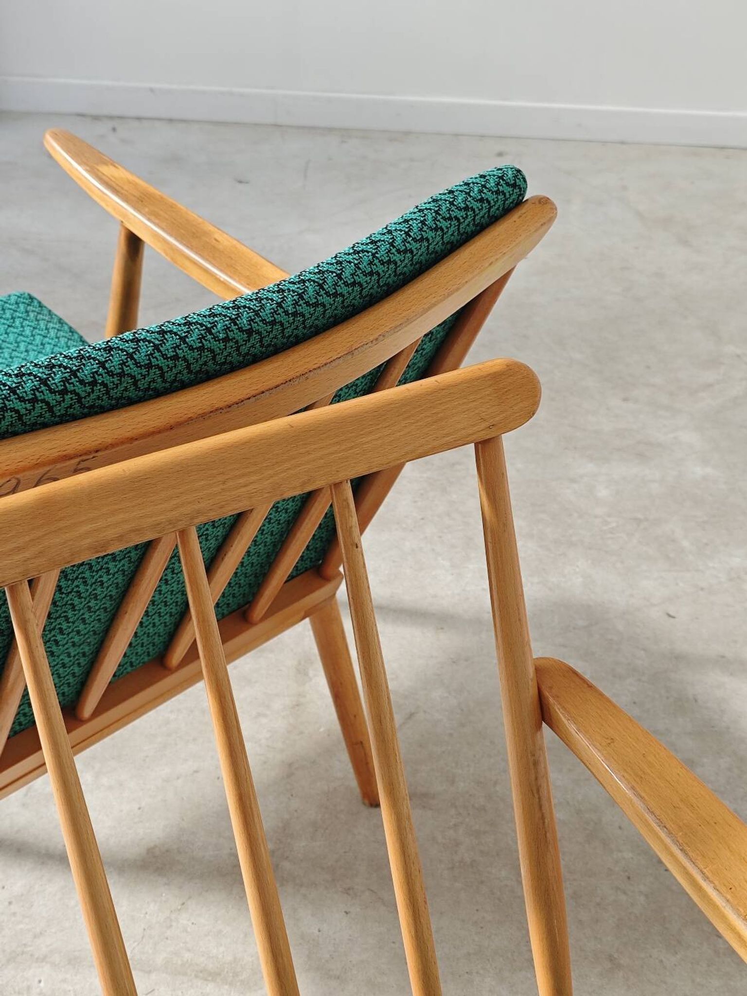 Pair of Thonet Boomerang armchairs by Antonin Suman for TON 1960