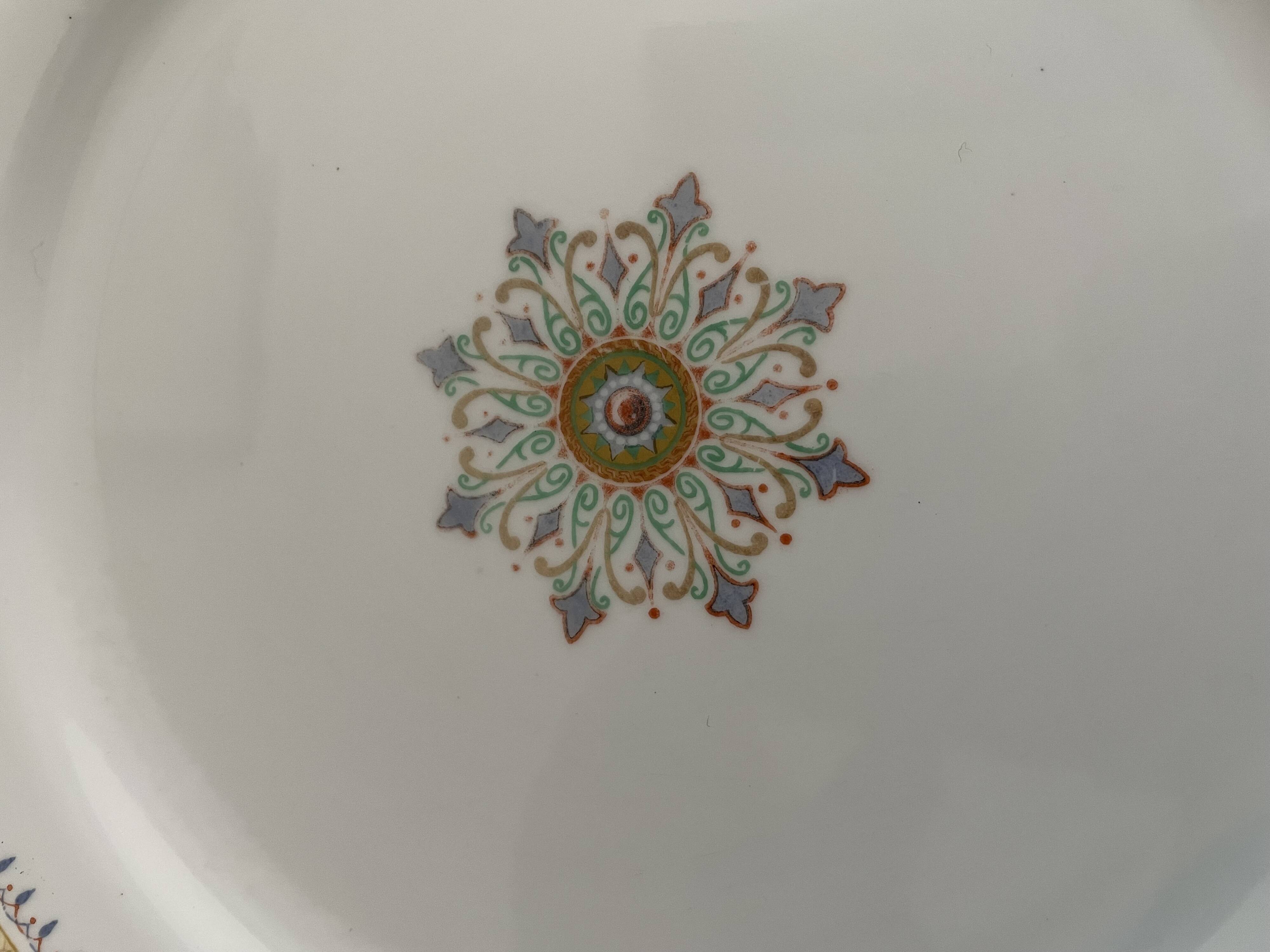 Dessert plate service - 11 pieces - Ye Old English by Grosvenor J & G - Persian model