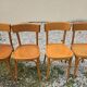 Set of four vintage bistro chairs