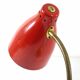 Red Italian fifties desk lamp