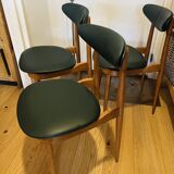 (Lot) 3 Chairs Pierre Guariche Model Licorne