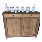 Raw oak sideboard