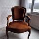 fauteuil crapaud style Louis XV