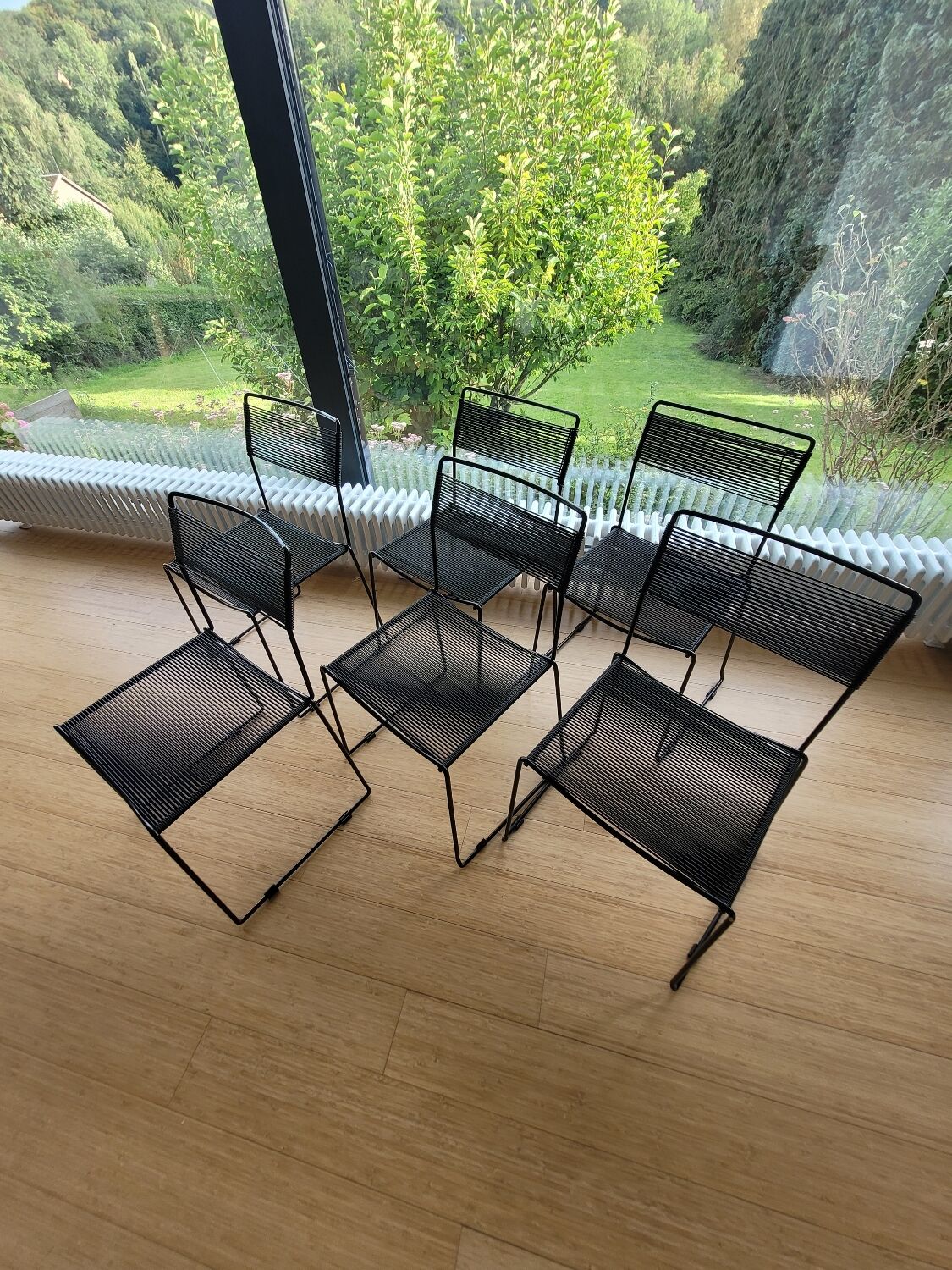 6 chaises Spaghetti de Giandomenico Belotti