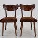 1950s Dining Beech Chairs in Boucle, Czechoslovakia