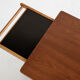 Midcentury Danish coffee table in oak and teak by Ejvind A. Johansson for FDB