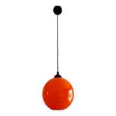 Suspension boule space age orange vintage