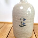Handmade soliflore vase in glazed terracotta