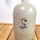 Handmade soliflore vase in glazed terracotta