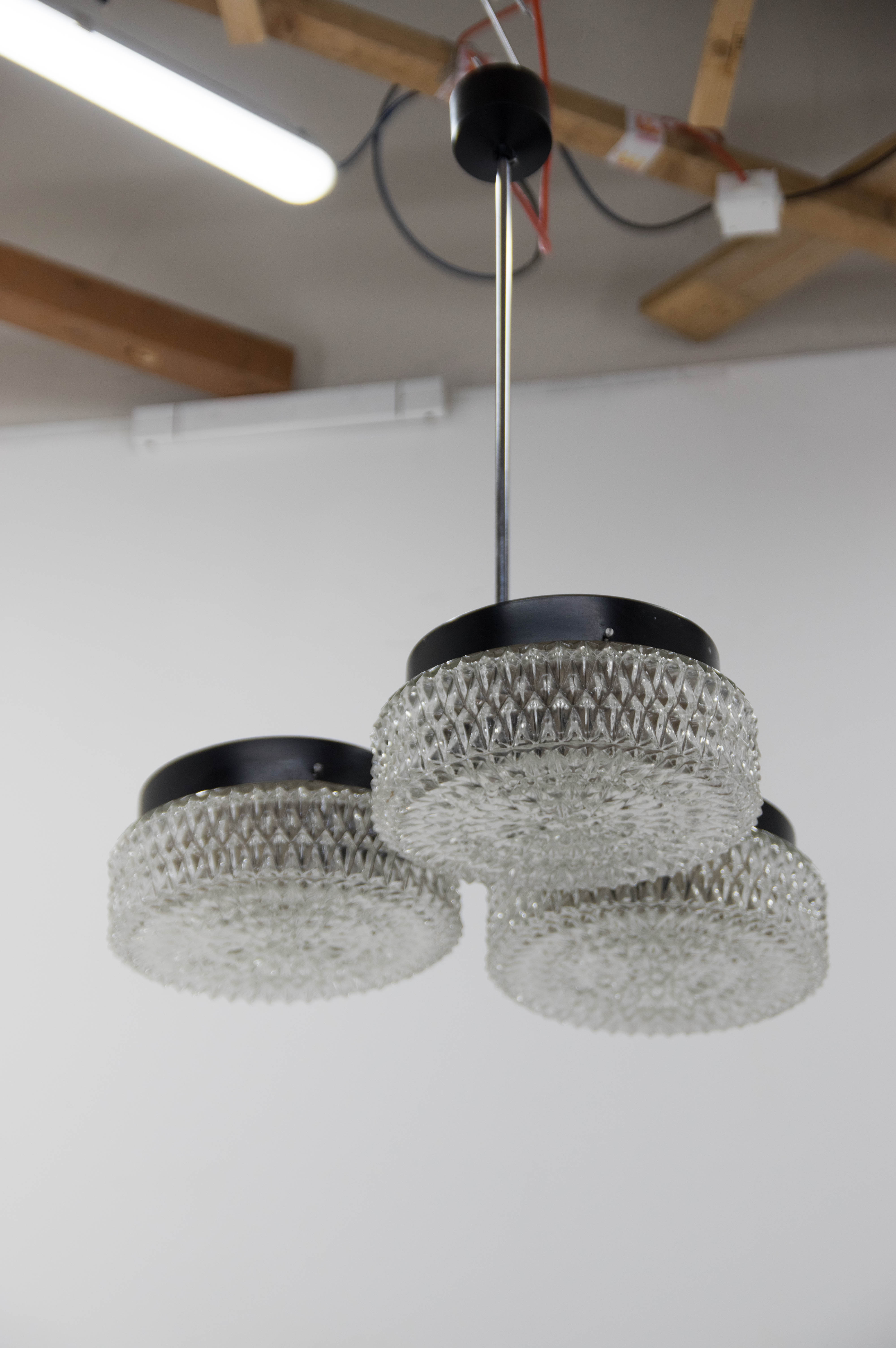 Chandelier by Napako, Czechoslovakia, 1960s