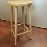 Beech wooden stool