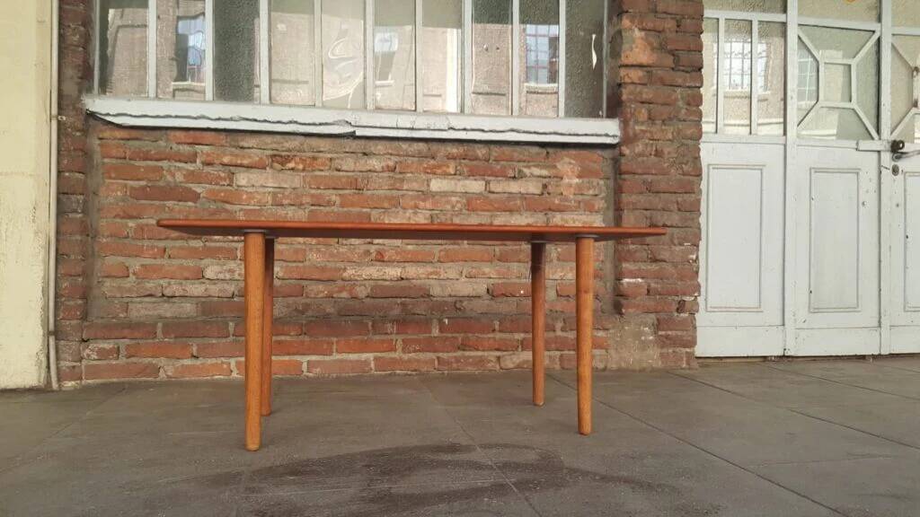 Table basse vintage en teck, Danemark 1960