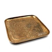 Modern solid brass tray / vide poche, Atelier Ventrella Italy 1980s