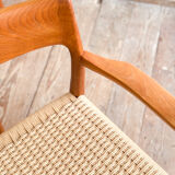 Paire de chaises de salle à manger modèle 57 par Niels O. Møller en teck