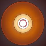 Suspension lamp the 5biose - minimalist design in fabric