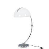 Chromed metal floor lamp. 1970s