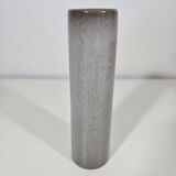 Jacques & Dani Ruelland Grey glazed ceramic roller vase