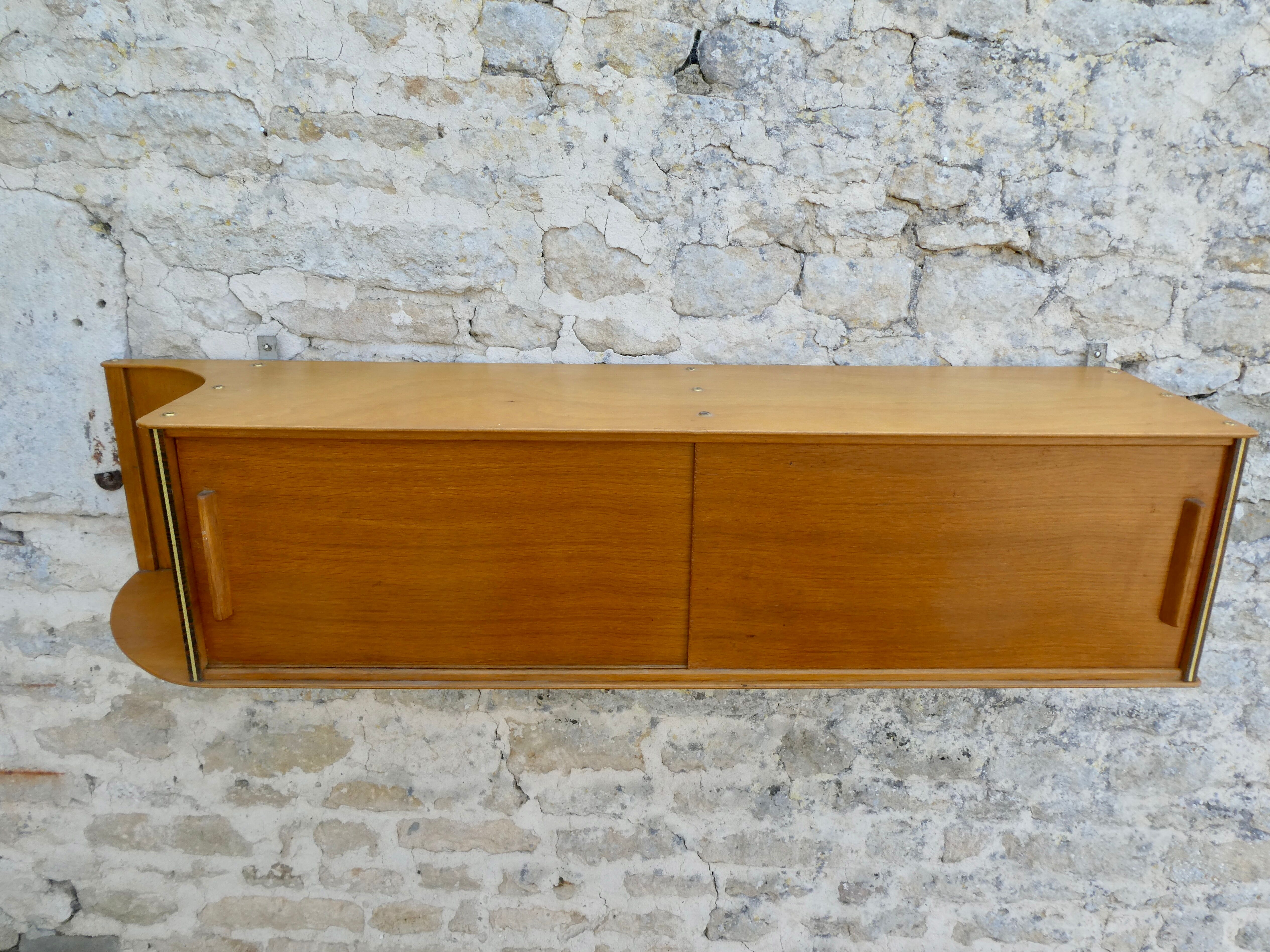 Wall cupboard with shelf, 60s