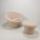 Mushroom armchair and ottoman by Pierre Paulin for Artifort, 1960s