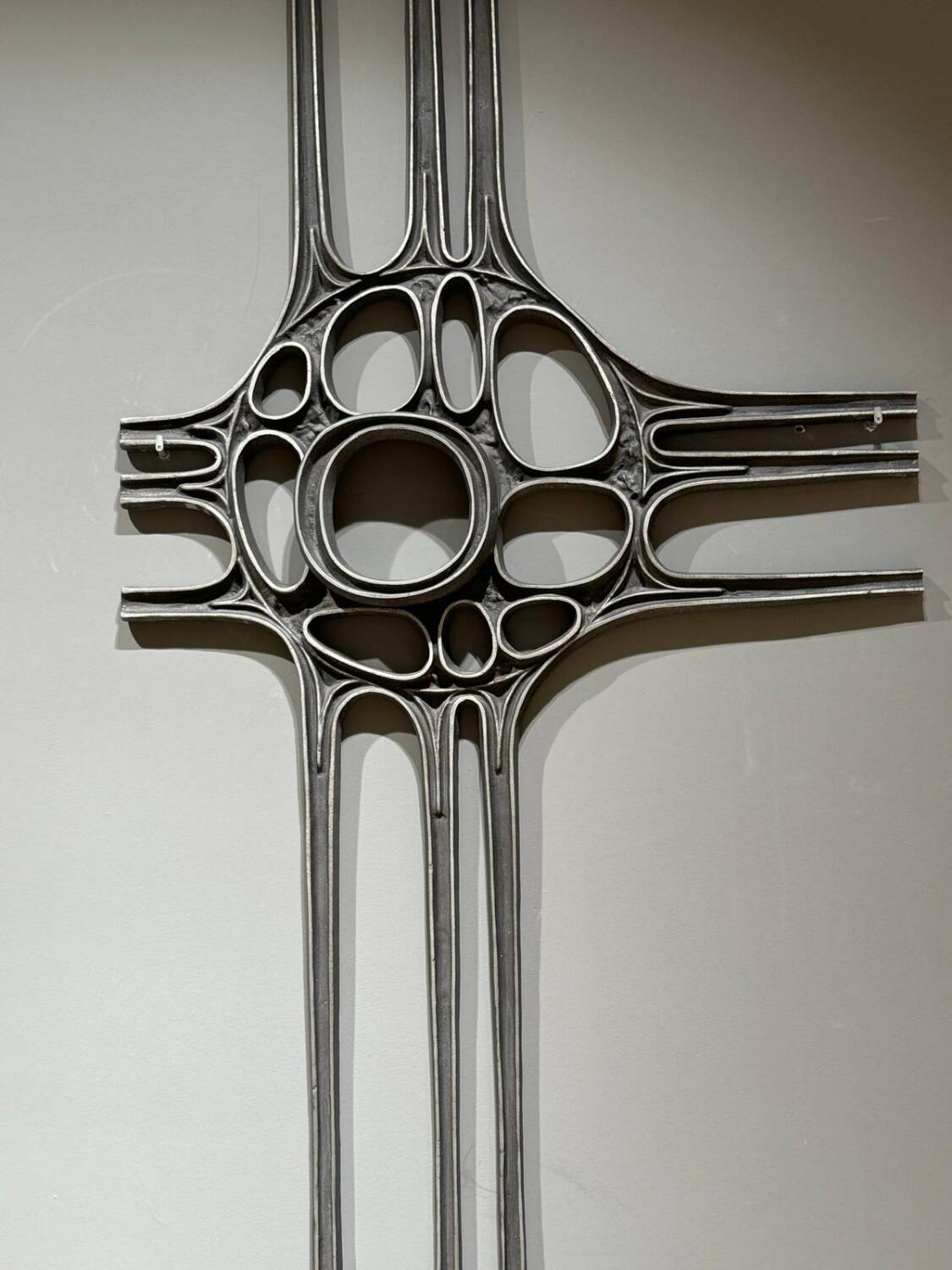 Brutalist wall sculpture from the 1970s