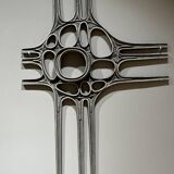 Brutalist wall sculpture from the 1970s