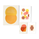 Ensemble de 4  peinture sur papier signées eawy