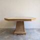 Art Deco oak extendable table – 114 to 228 cm