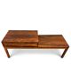 Bench with rosewood box, Swedish design 1960s