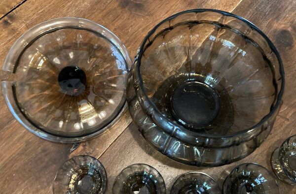 Service à cerises en cristal Daum - Nancy