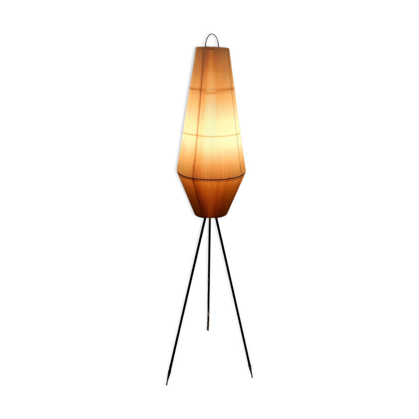 1960s floor lamp, tripod.