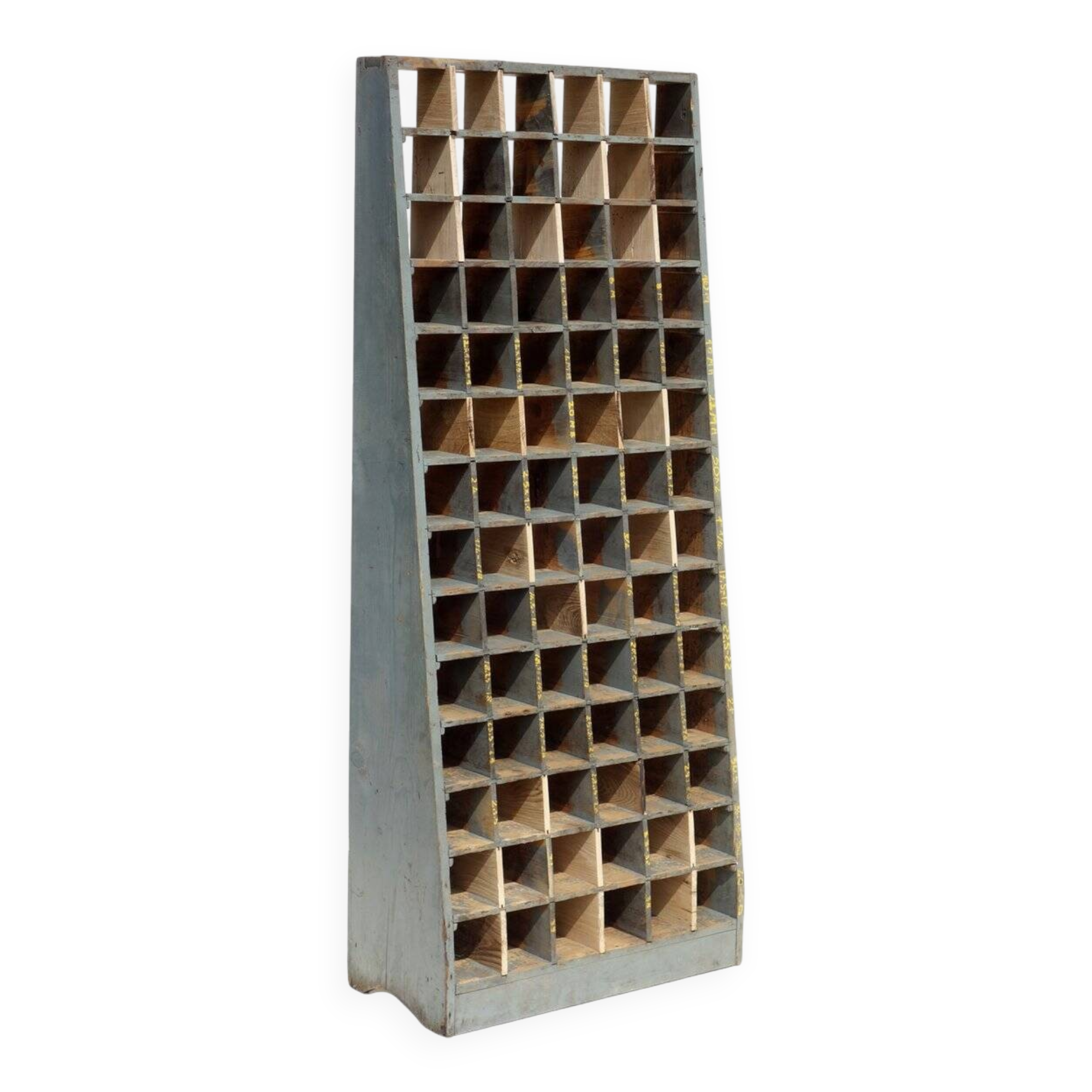 1940 Industrial Wooden Shelving Unit industrial design