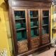 Louis XVI style mahogany bookcase, 3 doors