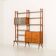 Scandinavian free standing teak wall unit, Norway 1960s.