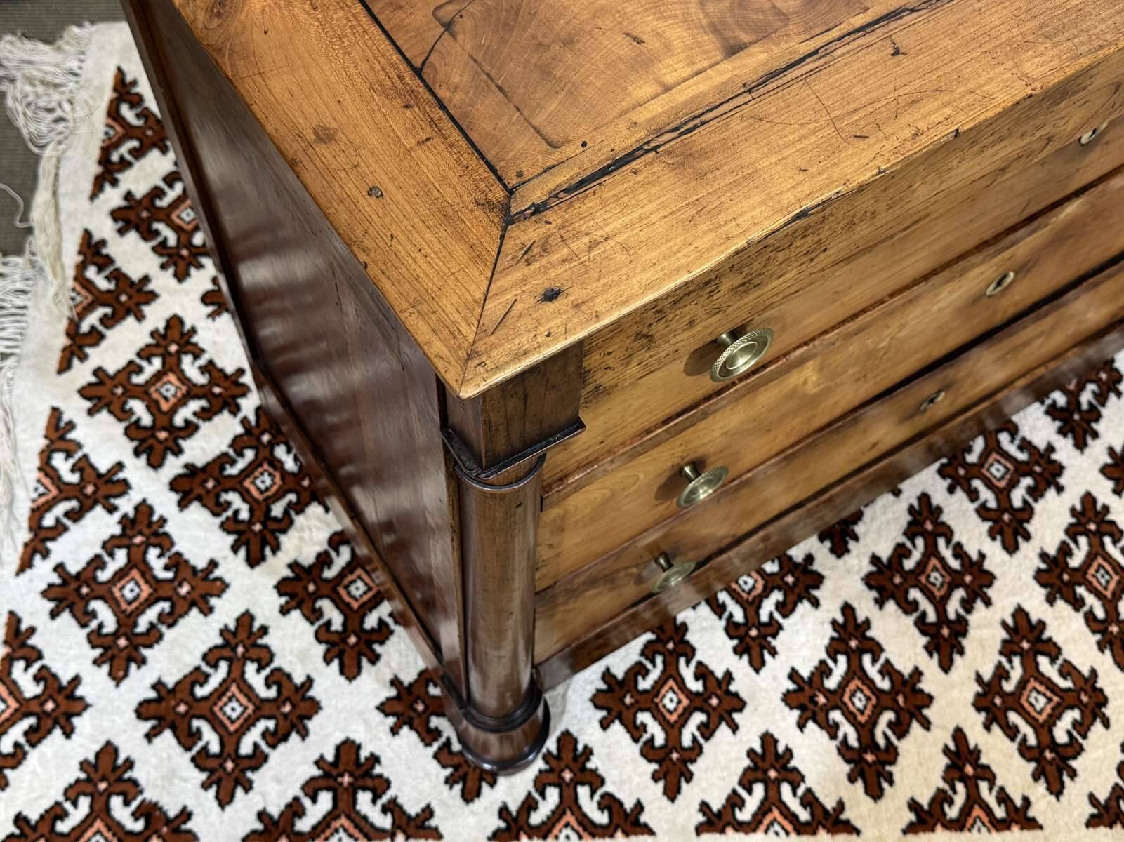 Commode Empire 19ème en merisier