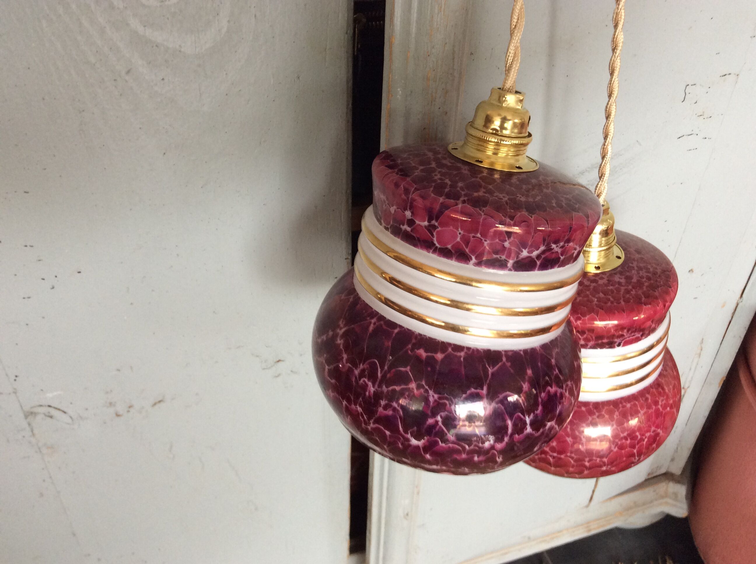 Vintage pendant lamps