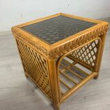 Rattan coffee table