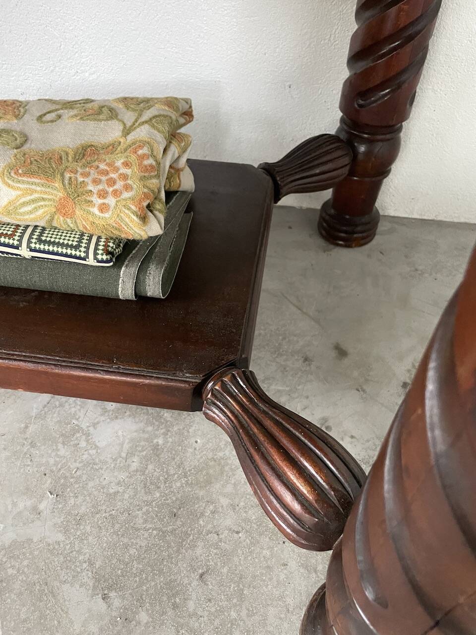 Bureau console acajou 1900