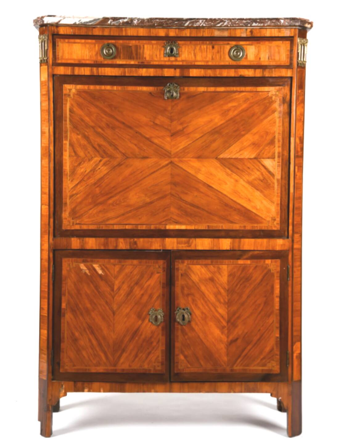 Louis XVI period secretary stamped JBHENRY
